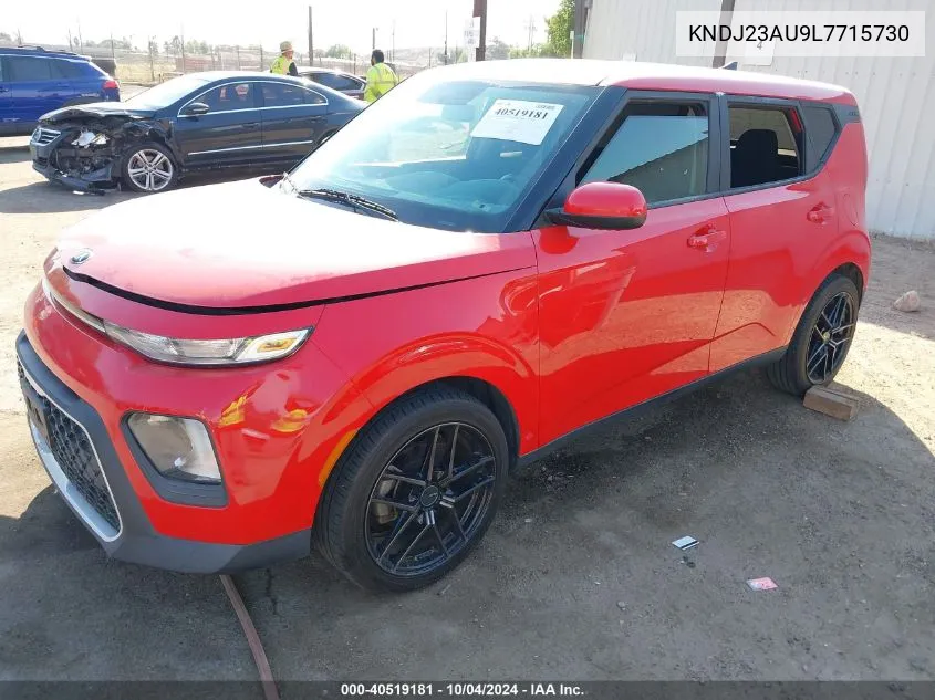 2020 Kia Soul Lx VIN: KNDJ23AU9L7715730 Lot: 40519181