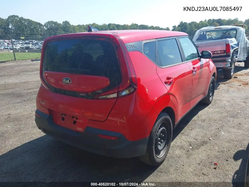 2020 Kia Soul Lx VIN: KNDJ23AU0L7085497 Lot: 40520102