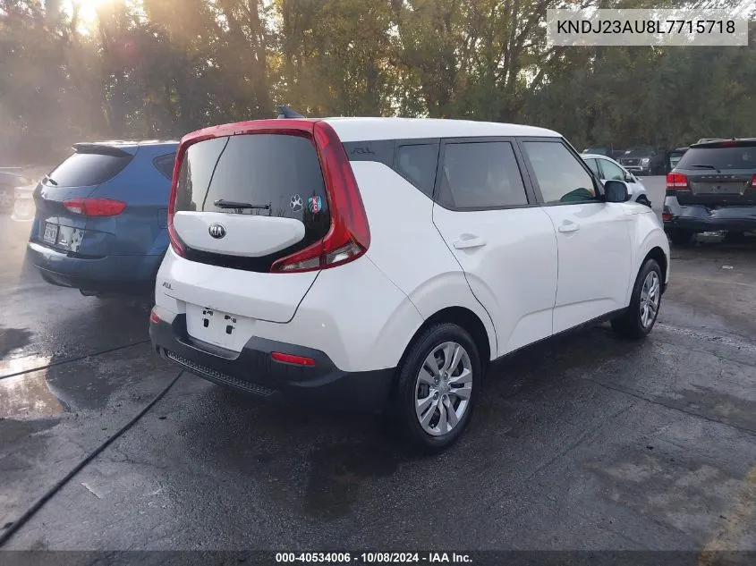 2020 Kia Soul Lx VIN: KNDJ23AU8L7715718 Lot: 40534006