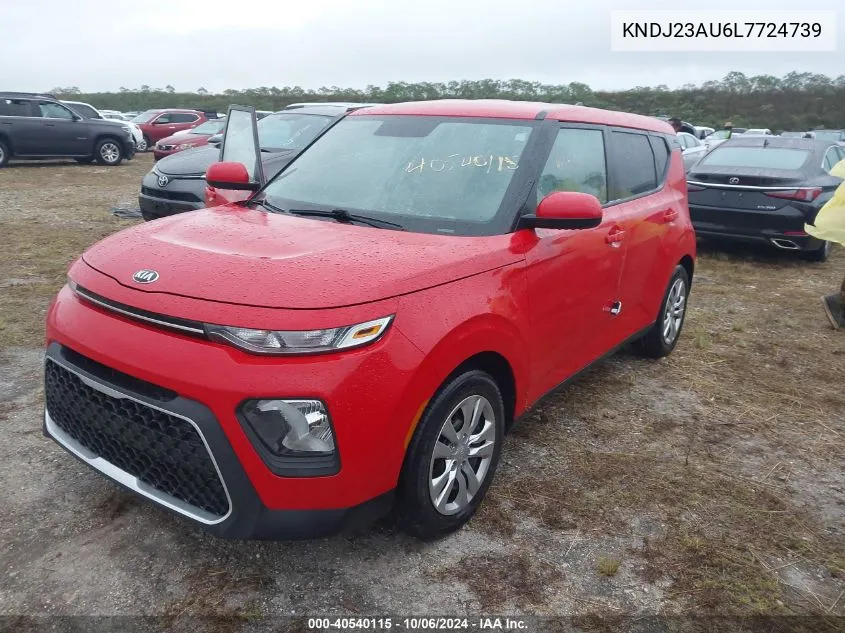 2020 Kia Soul Lx VIN: KNDJ23AU6L7724739 Lot: 40540115