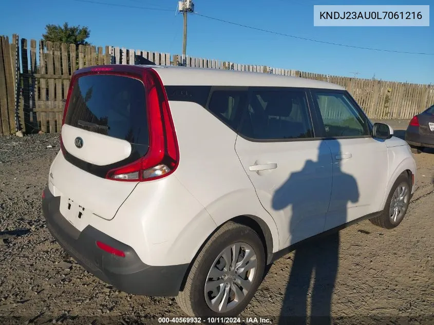 2020 Kia Soul Lx/X Line/S VIN: KNDJ23AU0L7061216 Lot: 40569932