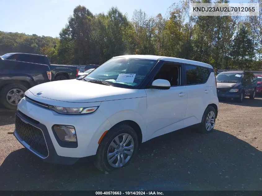 2020 Kia Soul Lx VIN: KNDJ23AU2L7012065 Lot: 40570663