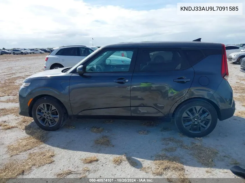 2020 Kia Soul Ex VIN: KNDJ33AU9L7091585 Lot: 40574101