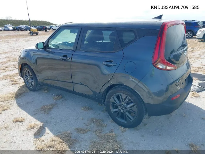 2020 Kia Soul Ex VIN: KNDJ33AU9L7091585 Lot: 40574101