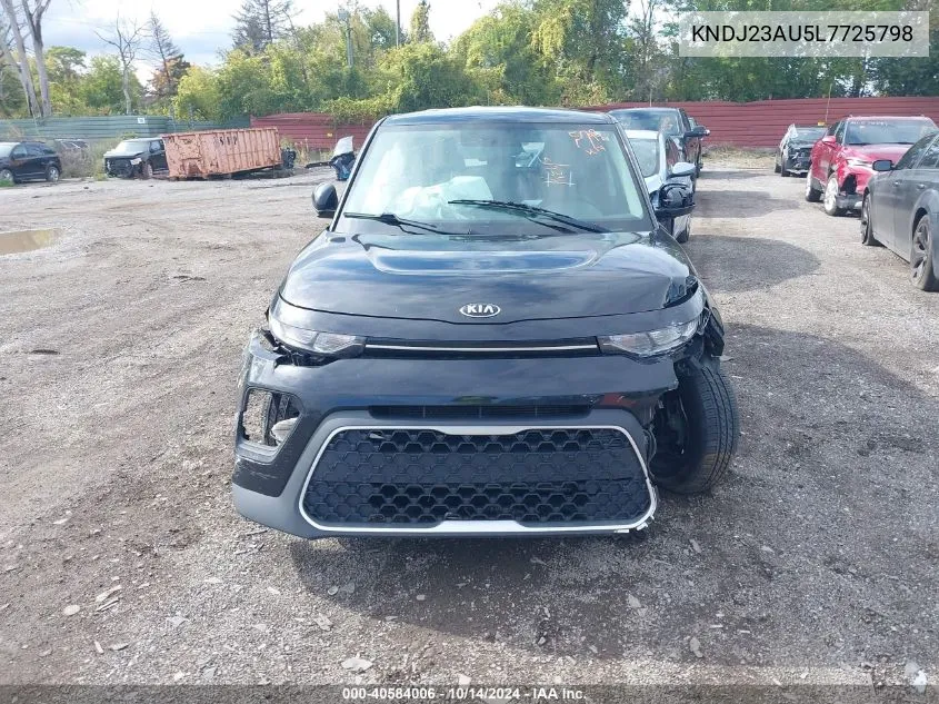 2020 Kia Soul Lx VIN: KNDJ23AU5L7725798 Lot: 40584006