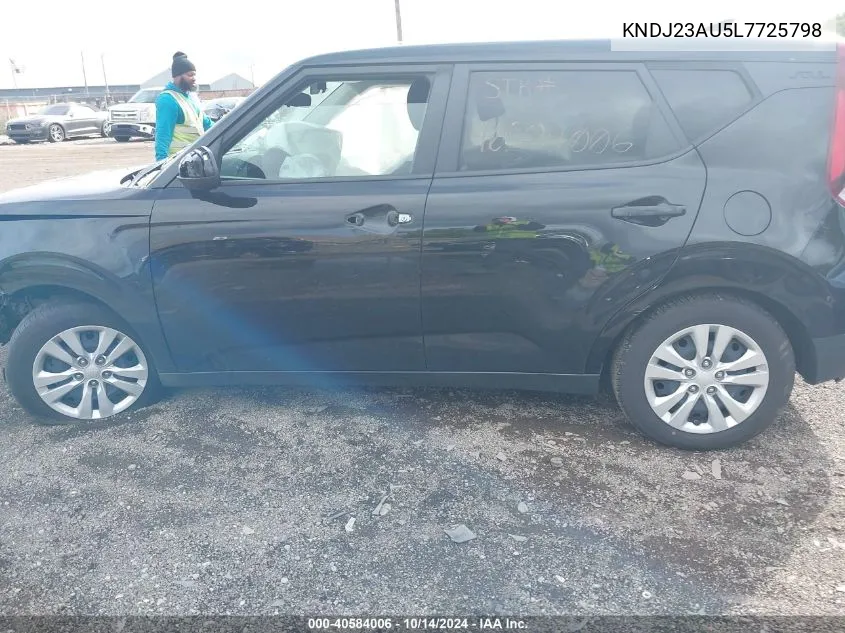 2020 Kia Soul Lx VIN: KNDJ23AU5L7725798 Lot: 40584006