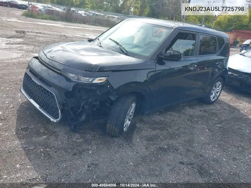 2020 Kia Soul Lx VIN: KNDJ23AU5L7725798 Lot: 40584006