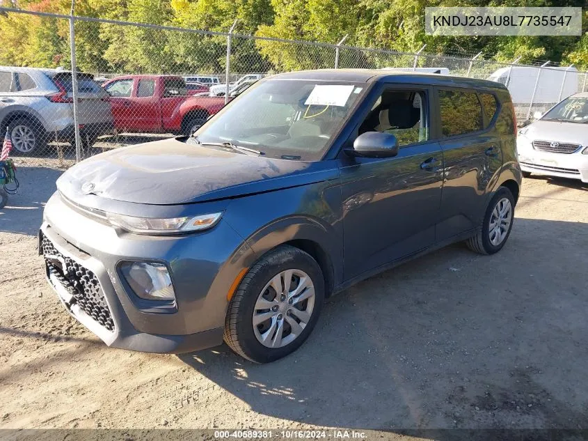 2020 Kia Soul Lx VIN: KNDJ23AU8L7735547 Lot: 40589381