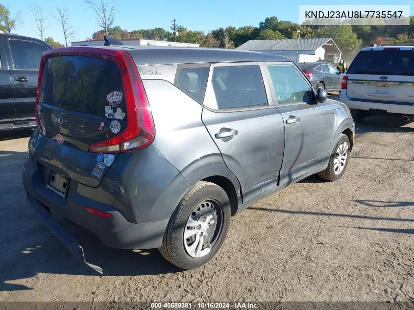 2020 Kia Soul Lx VIN: KNDJ23AU8L7735547 Lot: 40589381