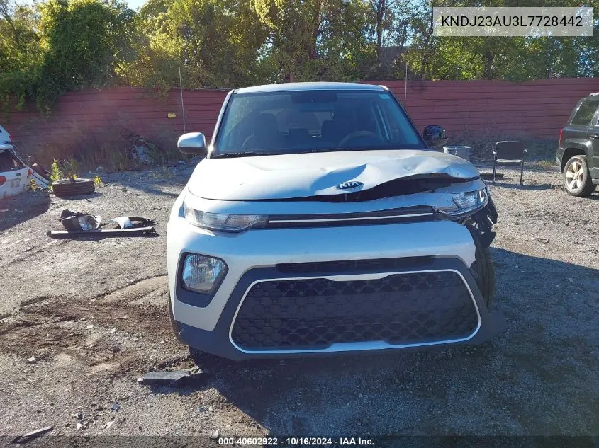 2020 Kia Soul Lx VIN: KNDJ23AU3L7728442 Lot: 40602922