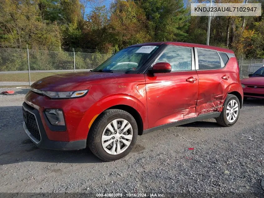 2020 Kia Soul Lx VIN: KNDJ23AU4L7102947 Lot: 40603079