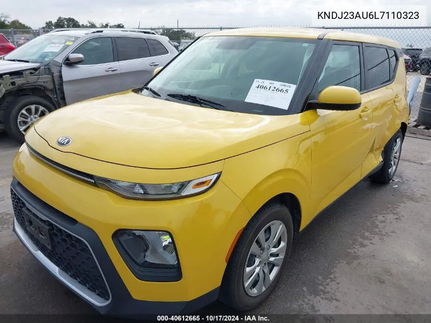 2020 Kia Soul Lx VIN: KNDJ23AU6L7110323 Lot: 40612665