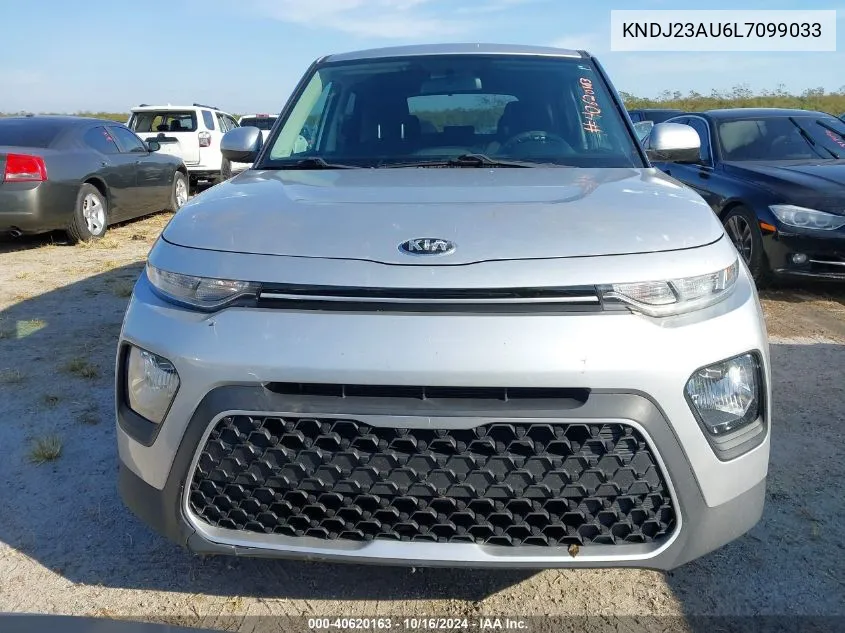 2020 Kia Soul Lx VIN: KNDJ23AU6L7099033 Lot: 40620163