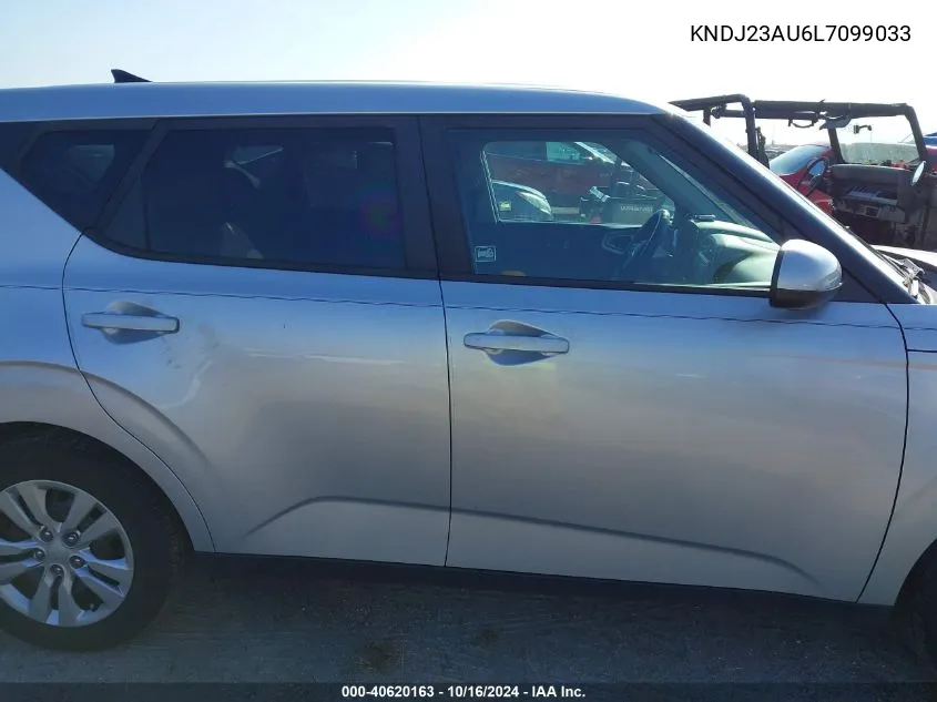 2020 Kia Soul Lx VIN: KNDJ23AU6L7099033 Lot: 40620163