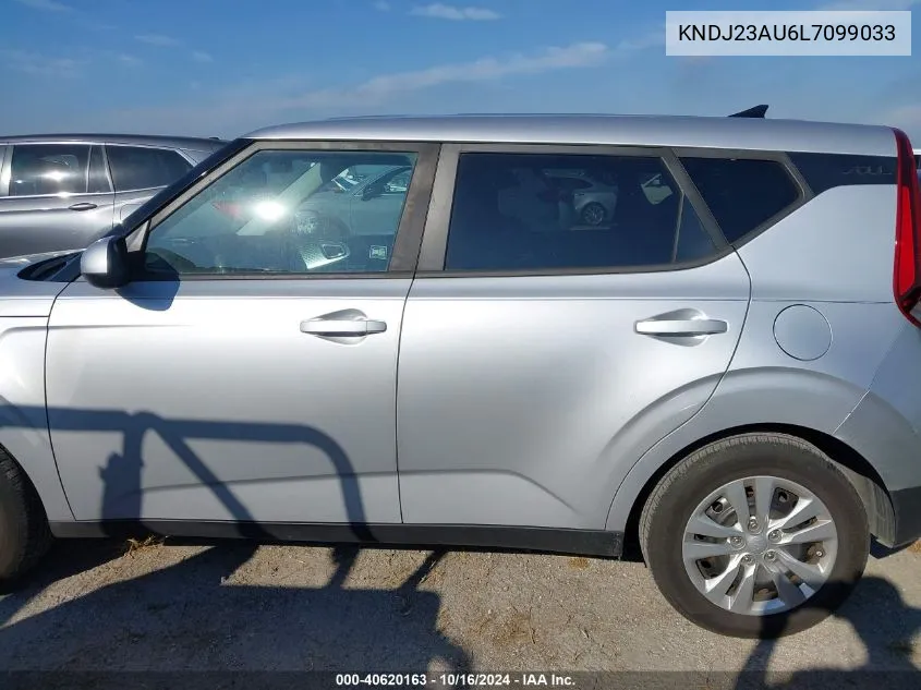 2020 Kia Soul Lx VIN: KNDJ23AU6L7099033 Lot: 40620163