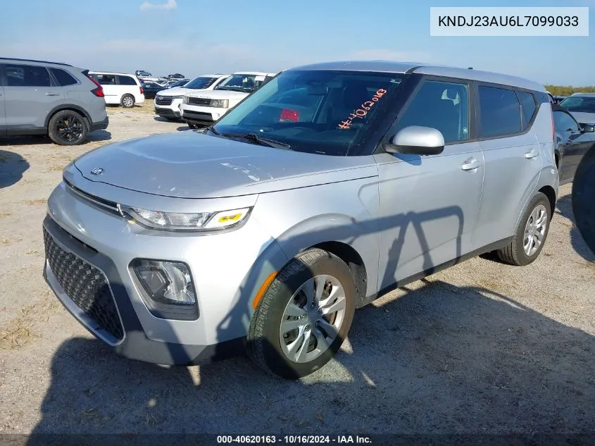 2020 Kia Soul Lx VIN: KNDJ23AU6L7099033 Lot: 40620163