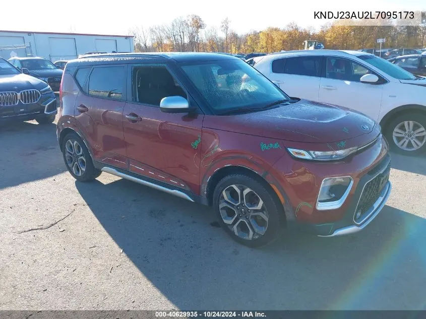 2020 Kia Soul X-Line VIN: KNDJ23AU2L7095173 Lot: 40629935