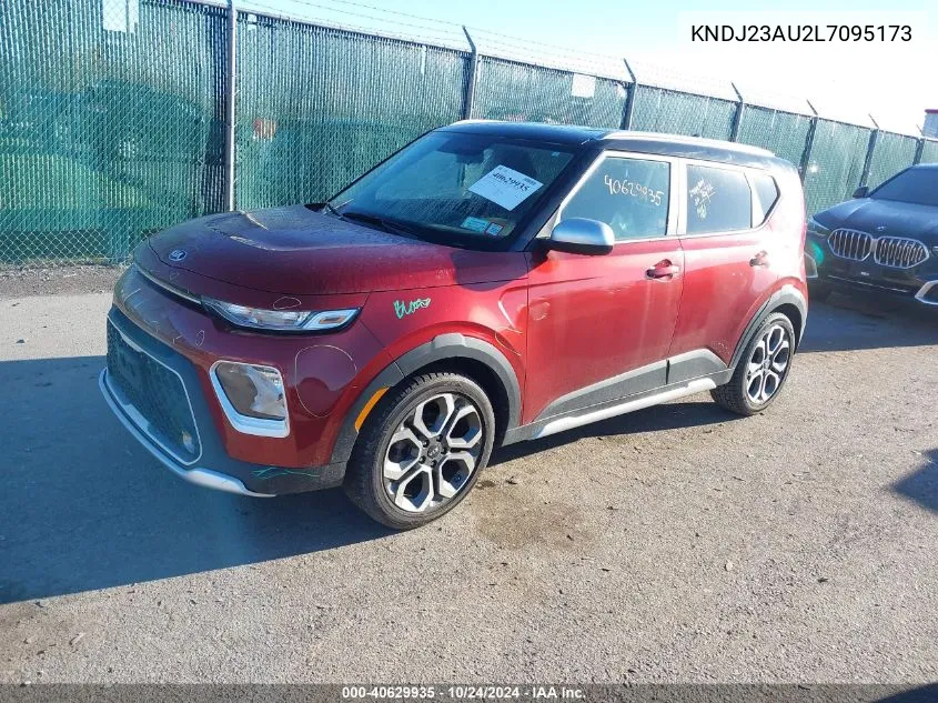 2020 Kia Soul X-Line VIN: KNDJ23AU2L7095173 Lot: 40629935