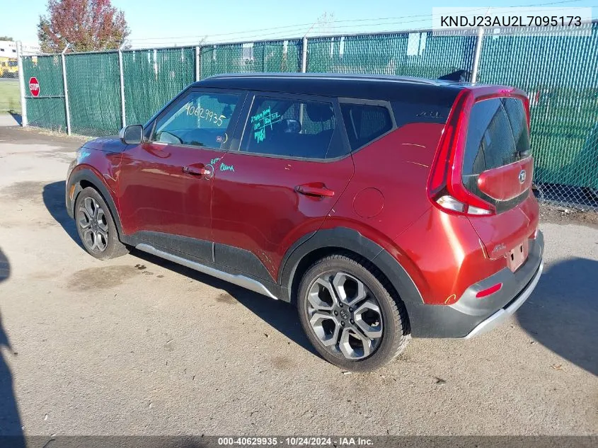 2020 Kia Soul X-Line VIN: KNDJ23AU2L7095173 Lot: 40629935