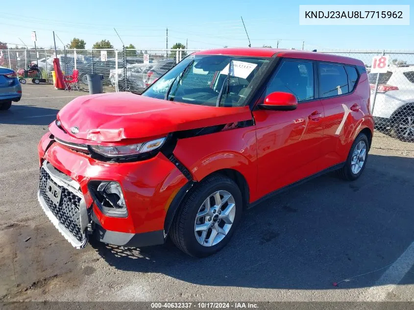 2020 Kia Soul S VIN: KNDJ23AU8L7715962 Lot: 40632337