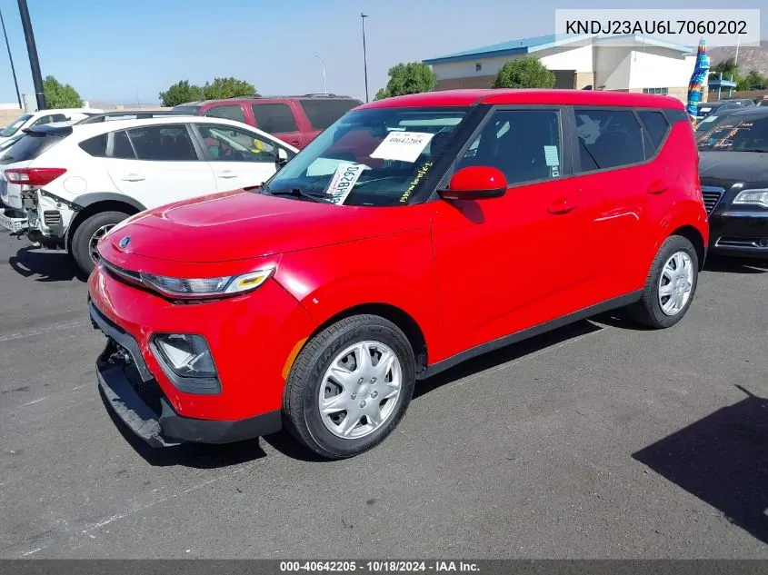 2020 Kia Soul Lx VIN: KNDJ23AU6L7060202 Lot: 40642205