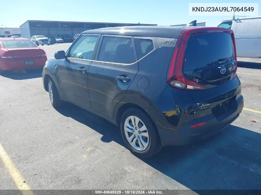 2020 Kia Soul Lx VIN: KNDJ23AU9L7064549 Lot: 40645829