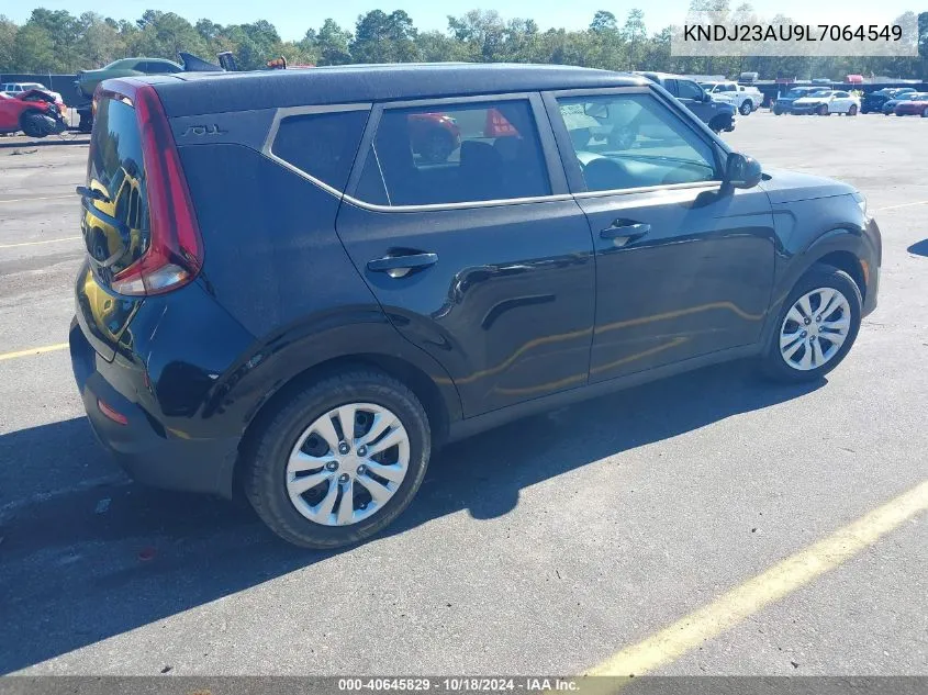 2020 Kia Soul Lx VIN: KNDJ23AU9L7064549 Lot: 40645829