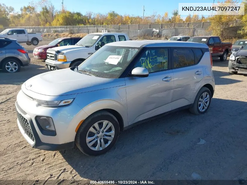 2020 Kia Soul Lx VIN: KNDJ23AU4L7097247 Lot: 40655495