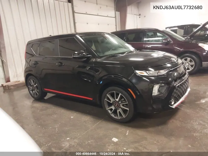 2020 Kia Soul Gt-Line VIN: KNDJ63AU0L7732680 Lot: 40664446