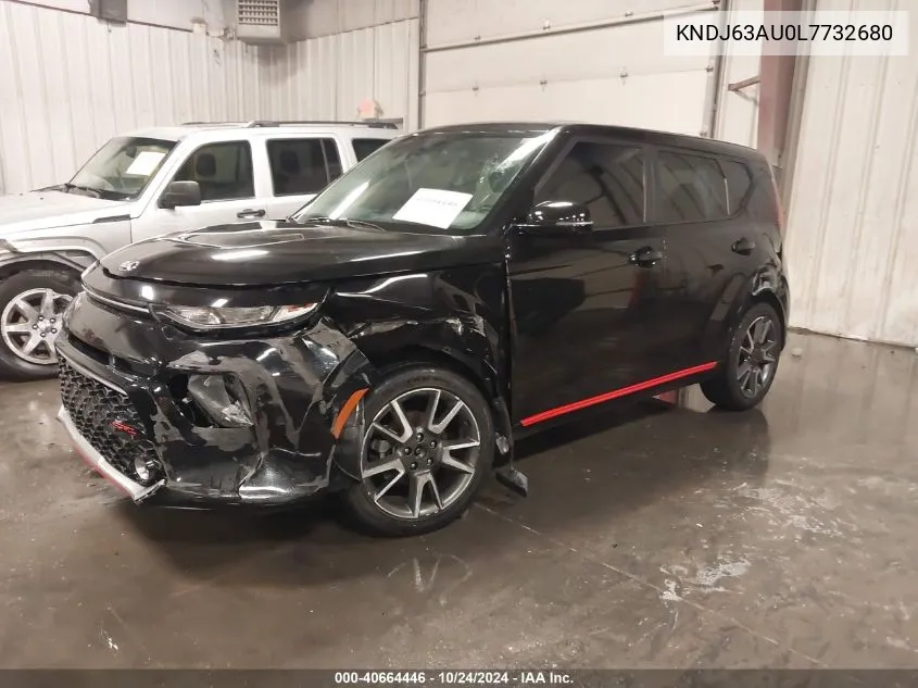 2020 Kia Soul Gt-Line VIN: KNDJ63AU0L7732680 Lot: 40664446