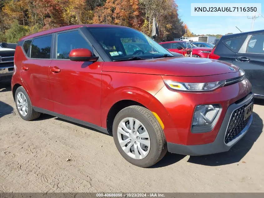 2020 Kia Soul Lx VIN: KNDJ23AU6L7116350 Lot: 40686058