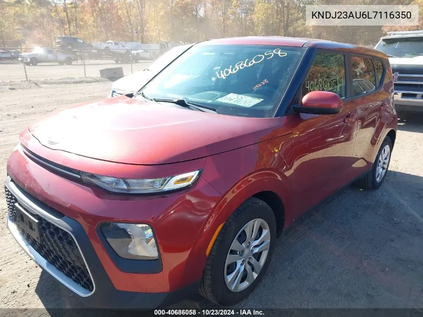 2020 Kia Soul Lx VIN: KNDJ23AU6L7116350 Lot: 40686058