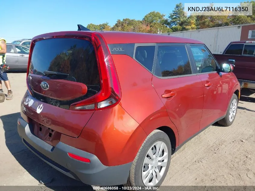 2020 Kia Soul Lx VIN: KNDJ23AU6L7116350 Lot: 40686058