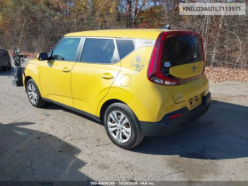 2020 Kia Soul Lx VIN: KNDJ23AU1L7113971 Lot: 40690269