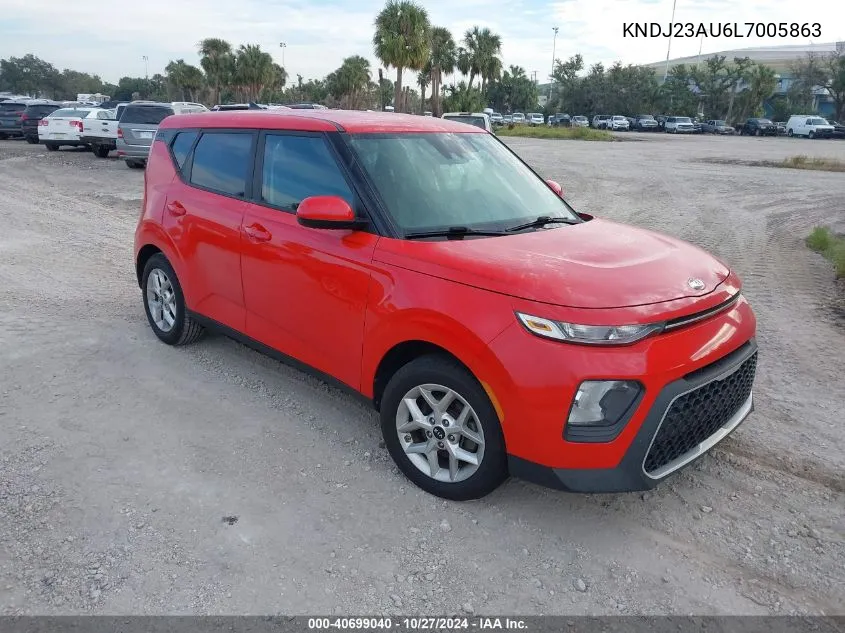 2020 Kia Soul S VIN: KNDJ23AU6L7005863 Lot: 40699040