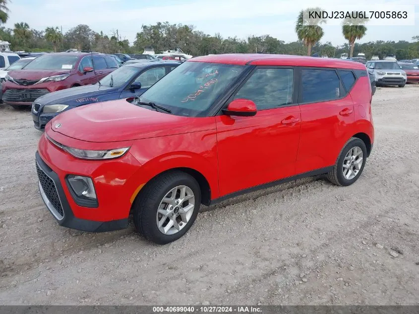 2020 Kia Soul S VIN: KNDJ23AU6L7005863 Lot: 40699040