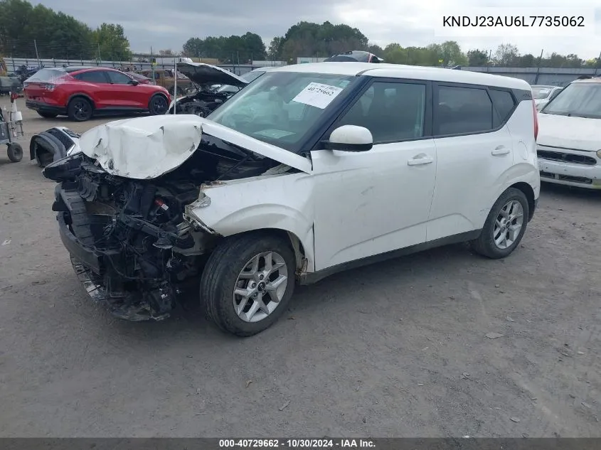 2020 Kia Soul S VIN: KNDJ23AU6L7735062 Lot: 40729662