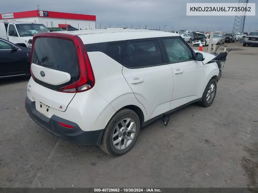 2020 Kia Soul S VIN: KNDJ23AU6L7735062 Lot: 40729662