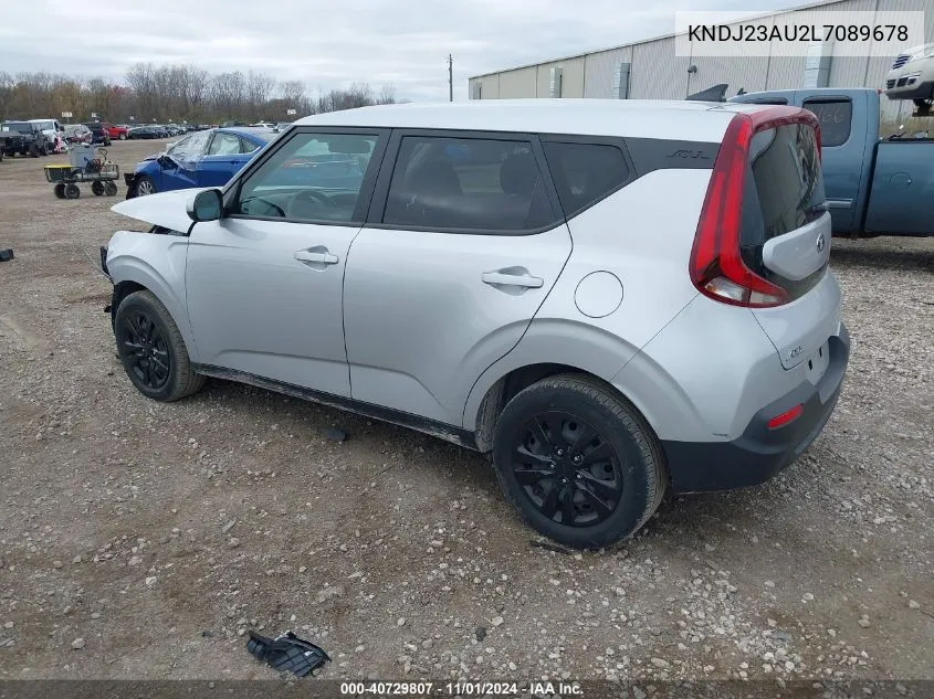 2020 Kia Soul Lx VIN: KNDJ23AU2L7089678 Lot: 40729807