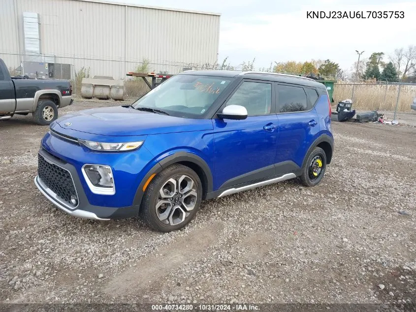 2020 Kia Soul X-Line VIN: KNDJ23AU6L7035753 Lot: 40734280