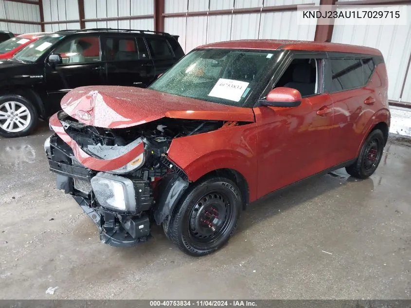 2020 Kia Soul Lx/X Line/S VIN: KNDJ23AU1L7029715 Lot: 40753834