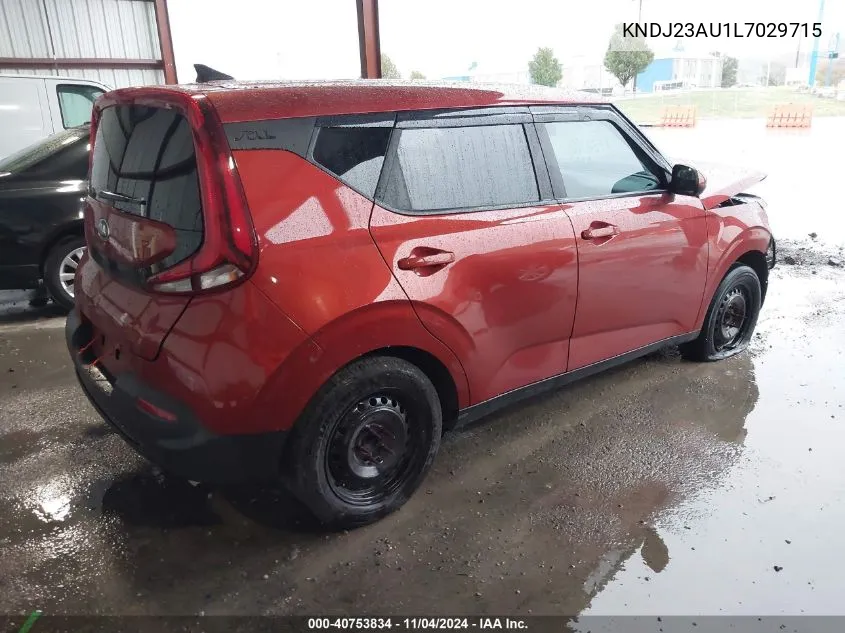 2020 Kia Soul Lx/X Line/S VIN: KNDJ23AU1L7029715 Lot: 40753834