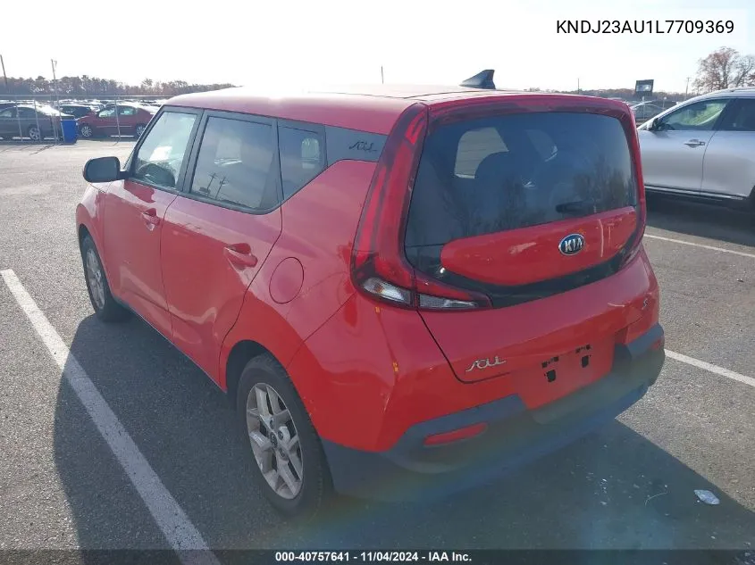 2020 Kia Soul S VIN: KNDJ23AU1L7709369 Lot: 40757641