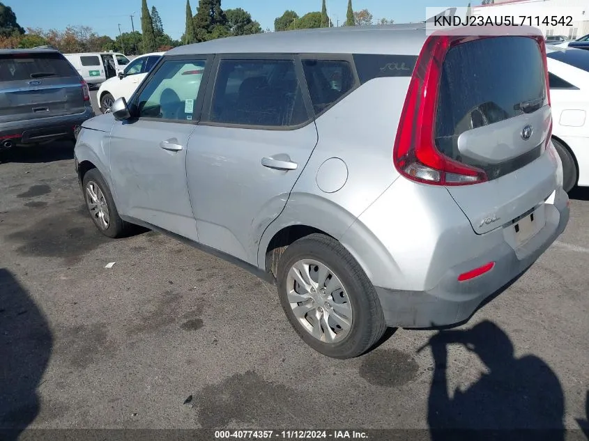 KNDJ23AU5L7114542 2020 Kia Soul Lx