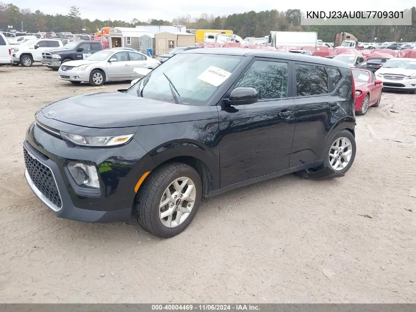 2020 Kia Soul S VIN: KNDJ23AU0L7709301 Lot: 40804469