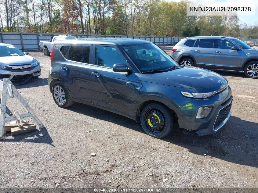 2020 Kia Soul Lx VIN: KNDJ23AU2L7098378 Lot: 40828309