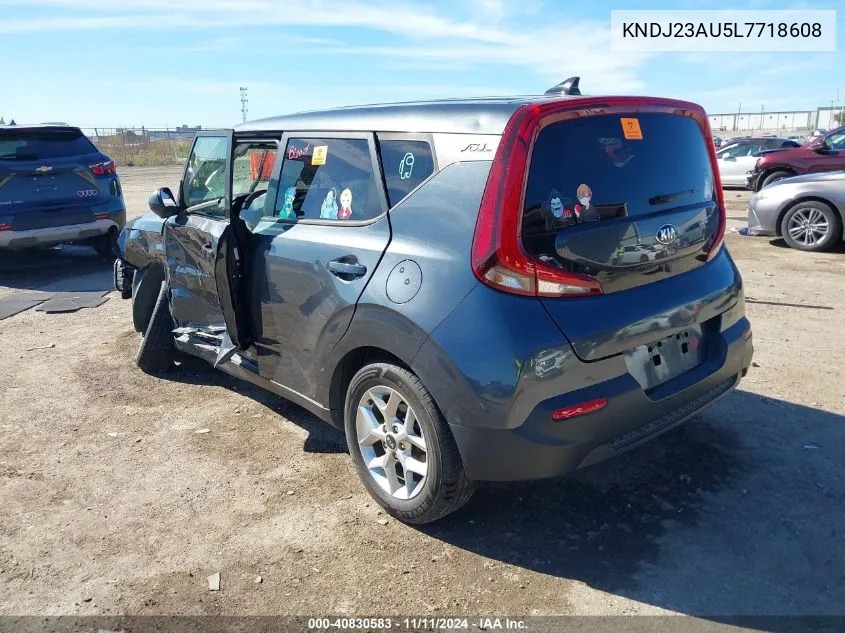 2020 Kia Soul S VIN: KNDJ23AU5L7718608 Lot: 40830583