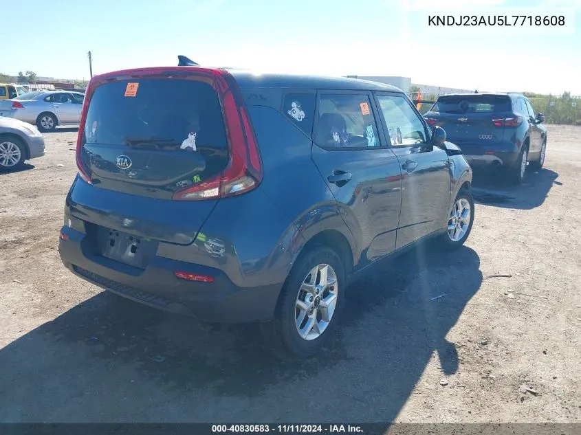 2020 Kia Soul S VIN: KNDJ23AU5L7718608 Lot: 40830583