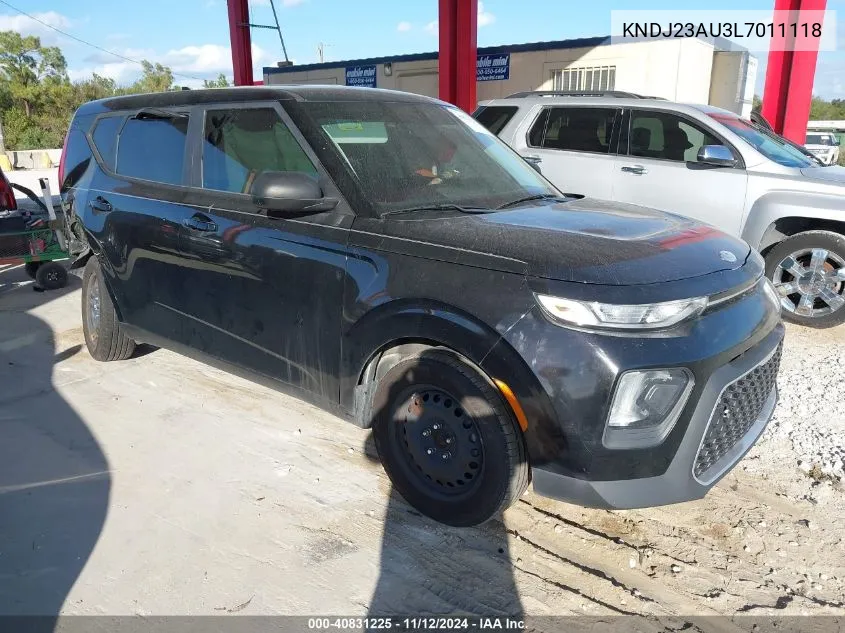 2020 Kia Soul Lx VIN: KNDJ23AU3L7011118 Lot: 40831225