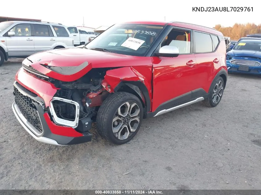 2020 Kia Soul X-Line VIN: KNDJ23AU8L7029761 Lot: 40833858